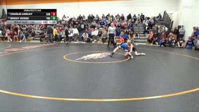 110 lbs Quarterfinal - Brody Hosek, Yilek Wrestling Club vs Charlie Lindley, Central City Matcats