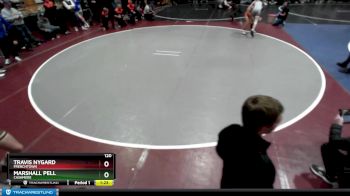 120 lbs Champ. Round 1 - Marshall Pell, Cashmere vs Travis Nygard, Frenchtown
