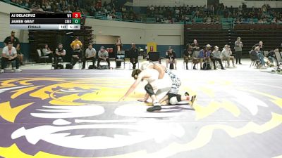 126 lbs Final - AJ DeLaCruz, West-Oak vs James Gray, Crescent