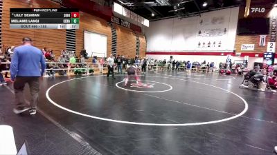 155 lbs Cons. Round 3 - Meliame Langi, Kelly Walsh vs Lilly Seaman, Sheridan