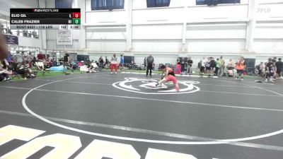 118 lbs Semifinal - Elio Gil, IL vs Caleb Frazier, MI