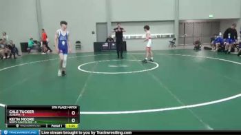 106 lbs Placement Matches (8 Team) - Cale Tucker, Alabama vs Keith Moore, North Dakota Red