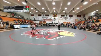 106 lbs Round 4 (6 Team) - Alex Anderson, DouglasSD vs Brekyn Crippen, Worland High School