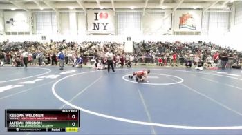 59 lbs Champ. Round 1 - Keegan Weldner, Whitney Point Youth Wrestling Club vs Jai`kiah Drisdom, Purple Eagles Wrestling Academy