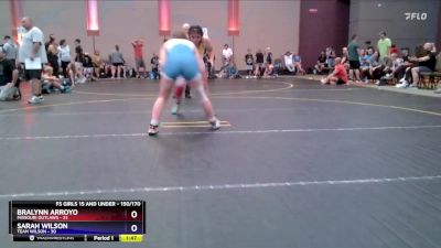 150/170 Round 3 - Bralynn Arroyo, Missouri Outlaws vs Sarah Wilson, Team Wilson