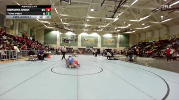 177 lbs Cons. Round 4 - Sebastian Jensen, Mt Carmel vs Sam Pinto, Rancho Bernardo