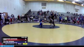 49 lbs Cons. Semi - Colson George, Perry Meridian Wrestling Club vs Tennyson Hammond, Indiana