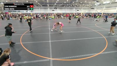 100 lbs Round 5 - Emma Moya, Unattached vs Lynx Robertia, All American TC