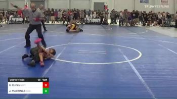 49 lbs Quarterfinal - Kamikko Curley, Northern Grapplers Youth Wrestling Club vs JOHNNATAN MARTINEZ, Roughriders