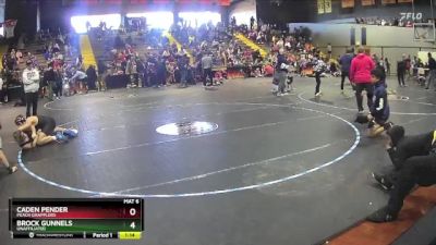 165/175 Round 1 - Caden Pender, Peach Grapplers vs Brock Gunnels, Unaffiliated