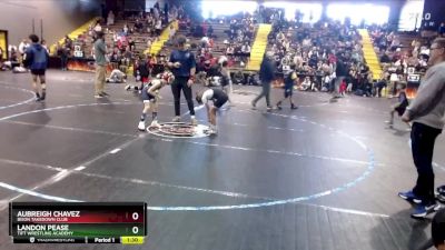 64 lbs Round 1 - Aubreigh Chavez, Bison Takedown Club vs Landon Pease, Tift Wrestling Academy