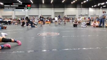 138 lbs Round 2 (10 Team) - Josie Insalaco, NC Girls Wrestling Club vs Kendall Ragsdale, Missouri Outlaws