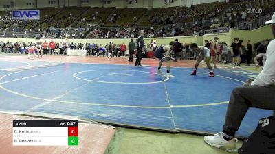 108 lbs Consi Of 8 #1 - Christian Ketiku, Bartlesville JH vs Briggs Reeves, Blue Devil Wrestling