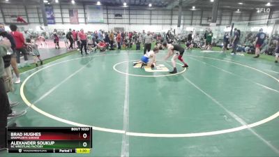 132 lbs Champ. Round 1 - Alexander Soukup, NC Wrestling Factory vs Brad Hughes, Grappler?s Garage