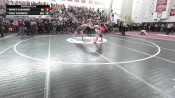 157 lbs Semifinal - Marco Albanese, Melrose vs Cody Coonrod, Northbridge