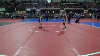 66 lbs Cons. Round 1 - Boone McBride, Glendive Mat Devils vs Bram Jones, Fort Benton Longhorn Wrestling