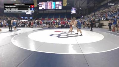 215 lbs Semis - Aiden Cooley, TX vs Evan McGuire, MN
