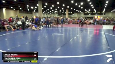 106 lbs Round 3 (6 Team) - Vaughn Pulitzer, Alabama Elite Gold vs Jocob Justice, Gator Dawgs