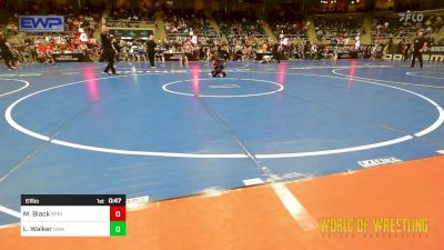 61 lbs Consi Of 8 #1 - Mason Black, Springs Elite vs Landon Walker, The Glasgow Wrestling Academy