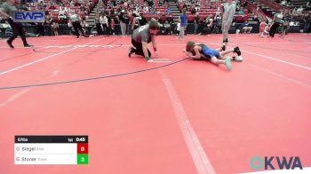 67 lbs 3rd Place - Ollie Siegel, Raw vs Garrett Stoner, Team Guthrie Wrestling