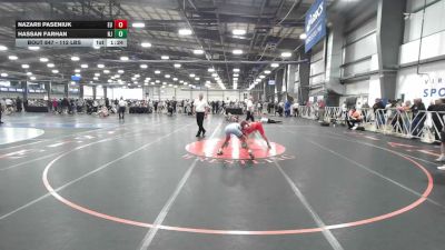 112 lbs Round Of 32 - Nazarii Paseniuk, Eu vs Hassan Farhan, NJ