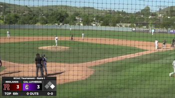 Replay: Redlands vs Cal Lutheran | May 7 @ 3 PM