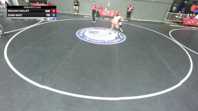 145 lbs Champ. Rd Of 16 - Maleah Holley, Chaparral High School Wrestling vs Evan Watt, Project 8 Wrestling