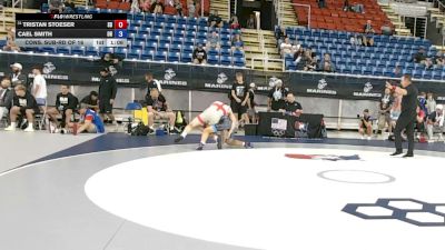 150 lbs Cons. Sub-rd Of 16 - Tristan Stoeser, South Dakota vs Cael Smith, Ohio