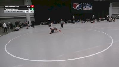 80 lbs Cons. Sub-quarters - Vartan Naljayan, Middleton Area Wrestling Club vs Beckett Golay, Proving Grounds Wrestling