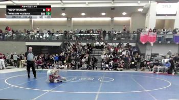 106 lbs Round Of 16 - Kody Dragon, Bristol Central vs William Vazquez, Danbury
