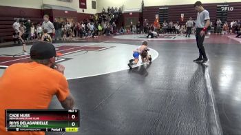 B-4 lbs Quarterfinal - Rhys Delagardelle, Jesup Mat Club vs Cade Nuss, Denver Wrestling Club