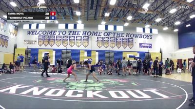 100 lbs Cons. Round 2 - Emma Moya, Black Flag Wrestling Club vs Kimberly Picado, Gladiator WC
