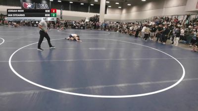 120 lbs Champ. Rd Of 32 - Ian Stearns, Bad Karma Wrestling Club vs Josiah Neri, New Mexico