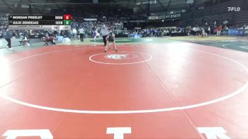 Boys 3A 126 lbs Cons. Round 6 - Julio Zendejas, Central Kitsap vs Morgan Presley, White River