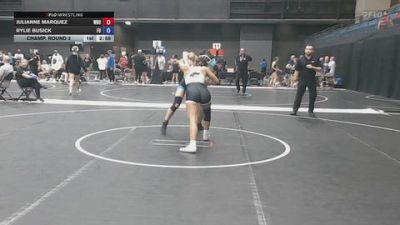 124 lbs Champ. Round 2 - Julianne Marquez, Wayland Baptist University vs Rylie Busick, Friends University