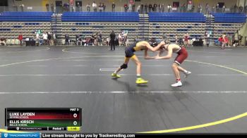 106 lbs Quarterfinal - Ellis Kirsch, Bullis School vs Luke Layden, Severn School