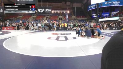 110 lbs Cons. Quarters - Marina Loera, KS vs Ali Svancara, ID