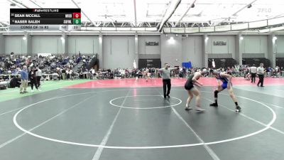 150 lbs Consi Of 16 #2 - Sean McCall, Middletown vs Naser Saleh, Suffield/Windsor Locks