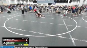 132 lbs Cons. Round 3 - Armando Garcia, Dodge City Wrestling Academy vs Jacob Bergman, Foxfire Wrestling Club