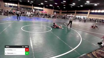 90 lbs Consi Of 8 #2 - Uriah Holiday, Craw vs Elias Clemans, FW Spartans