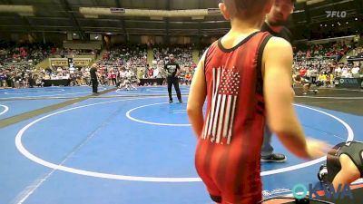 58 lbs Consi Of 16 #2 - Zane Murray, Hinton Takedown Club vs Collin Ake, Wolfpak Wrestling