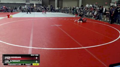 76 lbs 3rd Place Match - Jaxon Romsdahl, St. James vs Cael Altermatt, New Ulm