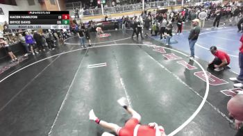 138 lbs Cons. Round 5 - Bryce Davis, Colville vs Kacen Hamilton, Castle Rock