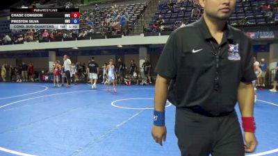 88 lbs Cons. Sub-quarters - Chase Congdon, NOVA Wrestling Club vs Preston Silva, Ruthless Wrestling Club
