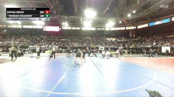 155 lbs Champ. Round 2 - Morgan Holdaway, Juab vs Sophia Zesati, Sunnyside