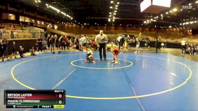 67 lbs Quarterfinal - Mason Florenzano, Florida Elite vs Bryson Laster, Team Barracuda