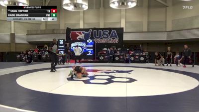 63 lbs Champ. Rd Of 64 - Tagg Hefner, TJ Trained Wrestling vs Kade Brannan, Coyote Wrestling Club