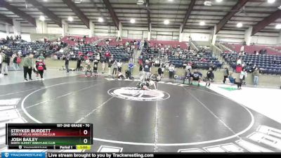 70 lbs Quarterfinal - Klay Davis, Cougar Wrestling Club vs Viliami Nau Rarick, Westlake