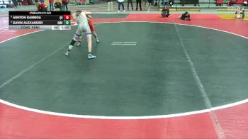 133 lbs Cons. Semi - Ashton Gamboa, Quincy vs Gavin Alexander, Central Methodist