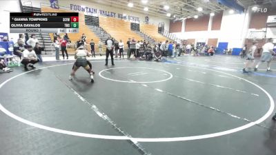 109-117 lbs Round 1 - Gianna Tompkins, San Clemente Youth Wrestling vs Olivia Davalos, Threshold Wrestling Club